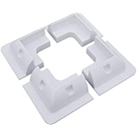 ECOWORTHY Soporte 4x para montaje en panel solar Kit esquina blanco- adhesivo- caravana